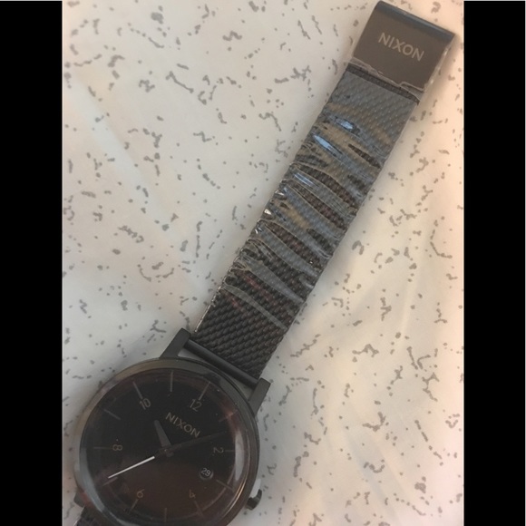 NWT Nixon Unisex The Rollo 38 SS All Black Watch - Picture 5 of 7